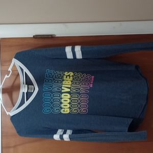 Blue long sleeve shirt